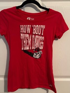 Russell Athletic Red Crewneck Graphic Tee